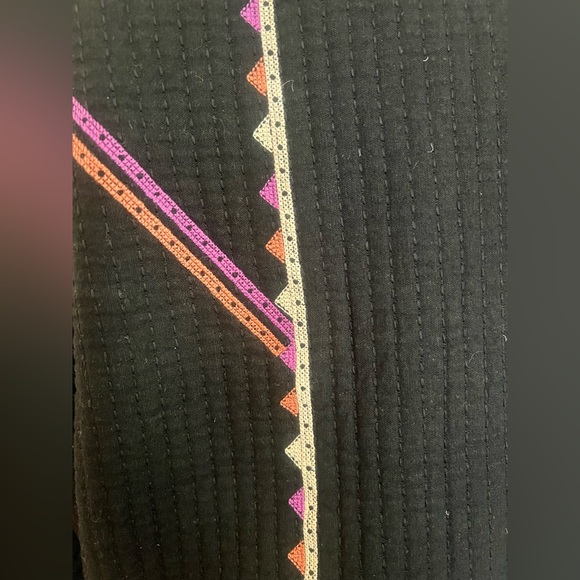 ba&sh Elegant Black Jacket Quilted With Crochet Detail French Size 1 - Picture 12 of 12